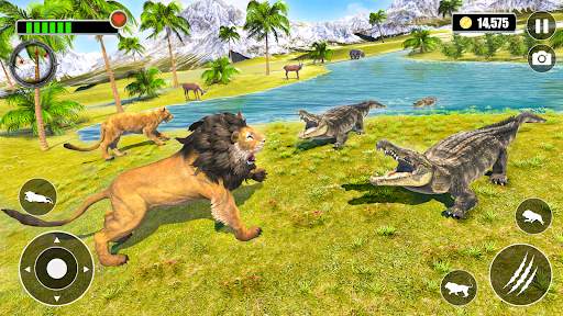Angry Lion Simulator Lion Game screenshot 4