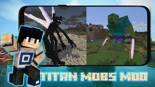 Titan Mobs MOD Minecraft PE screenshot 3