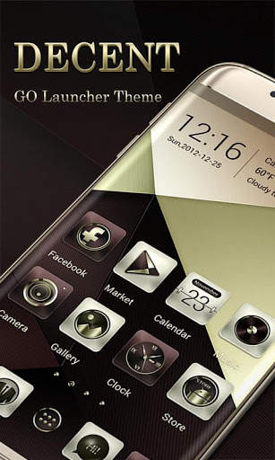 Decent GO Launcher Theme screenshot 1