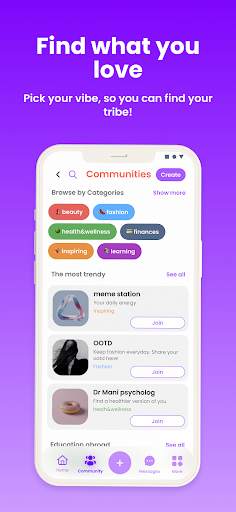 coto: Women Social Community screenshot 1
