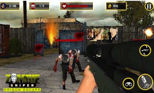 Zombie Sniper Pirson Escape screenshot 2