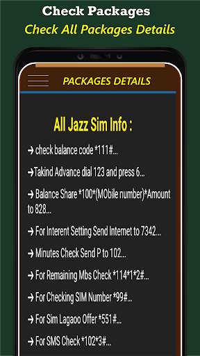 All Sim Packages Details screenshot 5