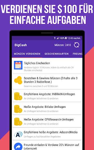 Geld Verdienen, Geschenkkarten screenshot 1