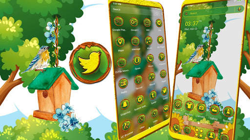 Little Bird Home Launcher Theme screenshot 1