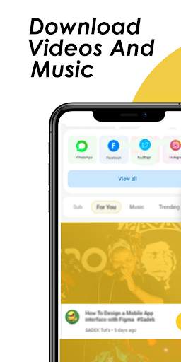 Downloaders - Tube video downloader App screenshot 1