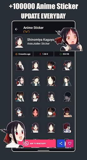 100000 Anime Stickers for WA screenshot 4