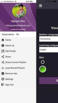 Vocabulary Player 7 تصوير الشاشة