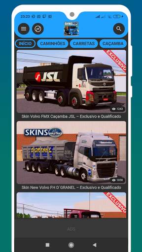 Skins World Truck Driving Simulator - PRO screenshot 1
