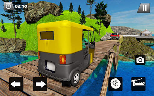 Tuk Tuk Driver Offroad Drive: Transport Passenger screenshot 11