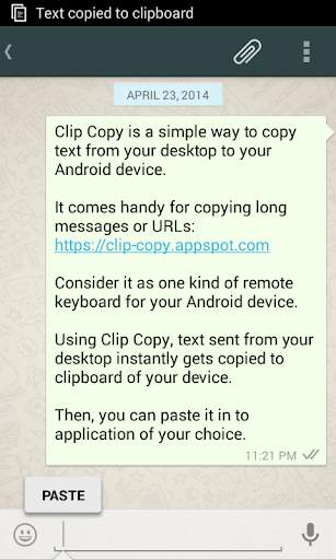 Clip Copy - PC to mobile screenshot 4