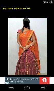 Half Saree Face Changer скриншот 7