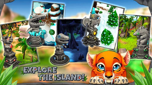Sabertooth Tiger Ice Adventure: Dino Legend Quest screenshot 1