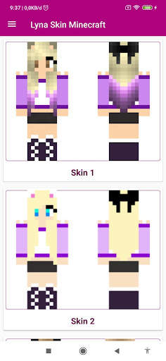 Lyna Skins for Minecraft PE screenshot 1