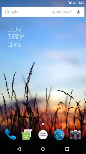 Clock Widget screenshot 1