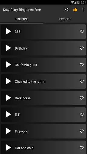 Katy Perry ringtones free screenshot 2