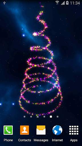 3D Christmas Tree Wallpaper screenshot 3