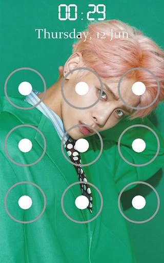 Jonghyun Pattern Lock Screen 1 تصوير الشاشة