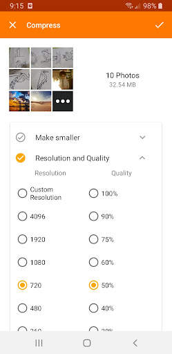 Photo Compress & Image Resize: Convert Crop Share screenshot 2