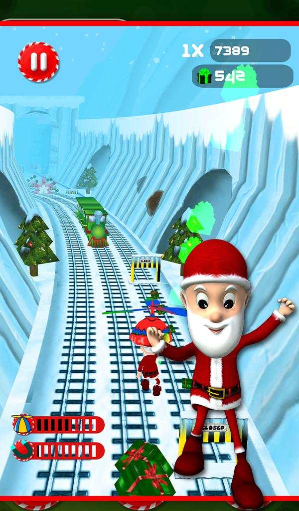 Santa running Dash Adventure скриншот 3