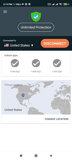 Proper VPN screenshot 2