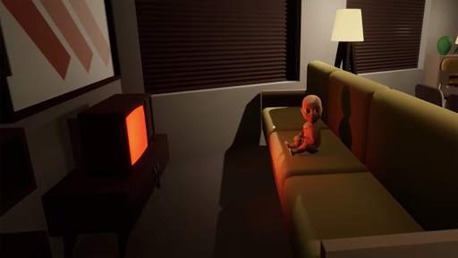 Angry Baby In Yellow : Daddy Story screenshot 1