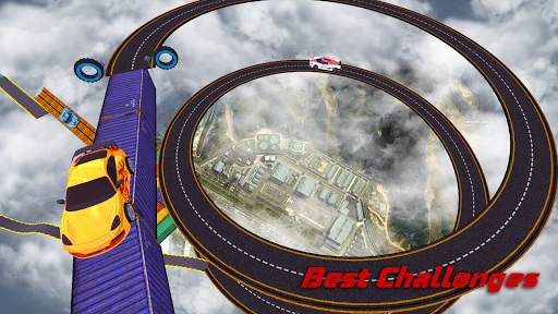 Ramp Car Stunts Racing Impossible Tracks simulator screenshot 1