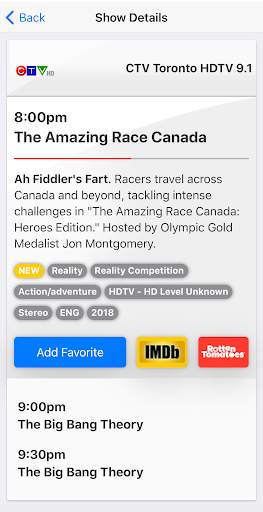 TV Listings Guide Canada 2 تصوير الشاشة