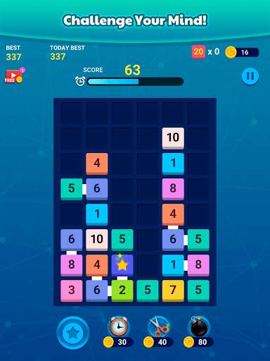 Merge Block: Fun Number Puzzle 12 تصوير الشاشة