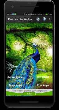 Peacock Live Wallpaper screenshot 1