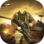 Military Man Photo Suit أيقونة
