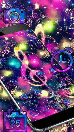 Music Colorful Neon Theme screenshot 2