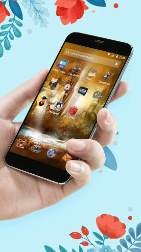 Cute deer fairy tale - APUS Launcher theme screenshot 1