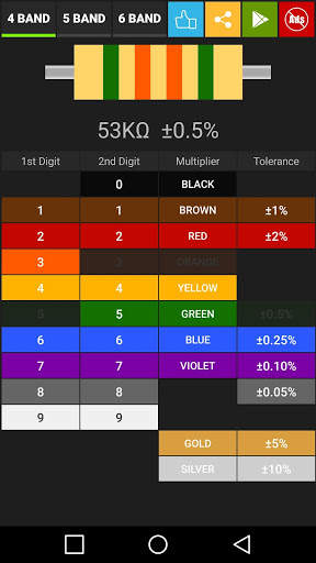 Resistor Calculator screenshot 1