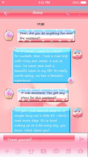 Ice cream Emoji Keyboard Theme screenshot 6