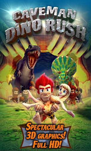Caveman Dino Rush screenshot 2