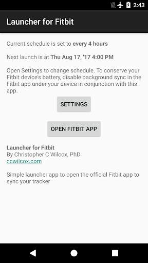 Launcher for Fitbit screenshot 1