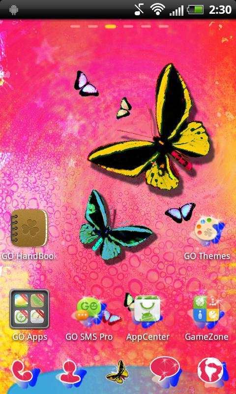 Butterfly GO Launcher Theme screenshot 2