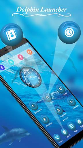 Dolphin Launcher screenshot 2