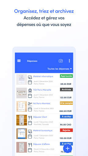 Expensya: Gestion des dépenses screenshot 4