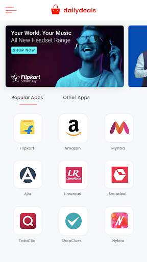 Daily Deals - Online Shopping Apps, Food, Travel screenshot 1