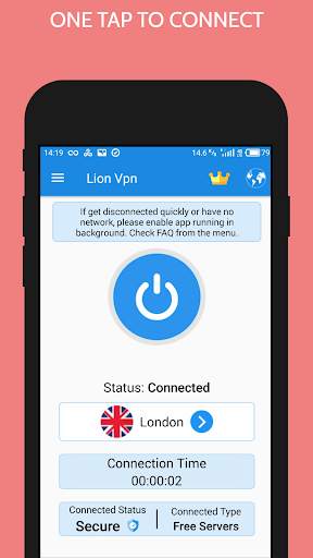 Lion Vpn 2020: Superfast and Secure Vpn screenshot 2