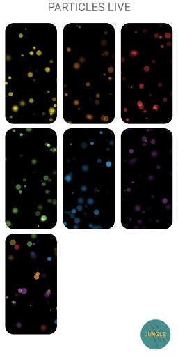 Amoled Particles Live Wallpaper Parallax screenshot 1