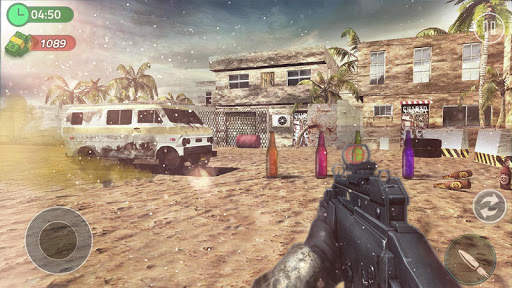 Real Bottle Shooting: Expert Gun Shoot Free game screenshot 1