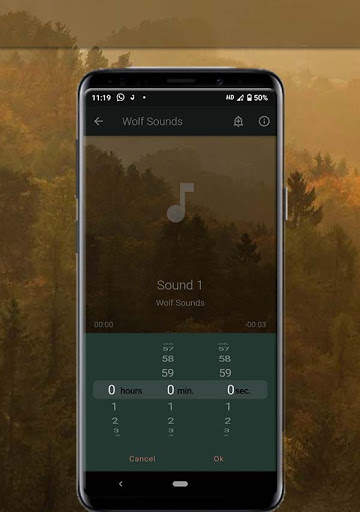 Wolf Sounds - Ringtone,Alarm & Notification Sound screenshot 4