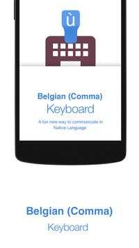 Belgian (Comma) Keyboard screenshot 1