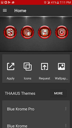 Solara: Next Launcher theme 3D screenshot 4