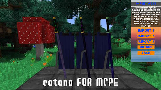 Katana Mod for Minecraft PE screenshot 1