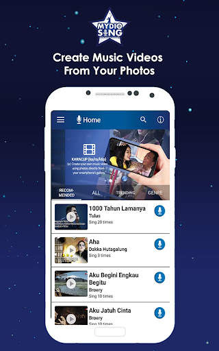 MYDIO Sing - Karaoke Video App screenshot 2