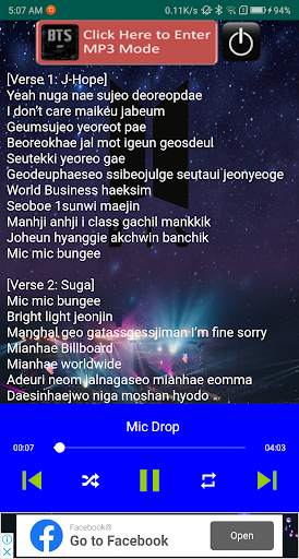 BTS Song offline screenshot 8