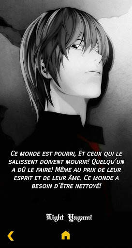 Death N Quiz, Músicas y frases, Note screenshot 5